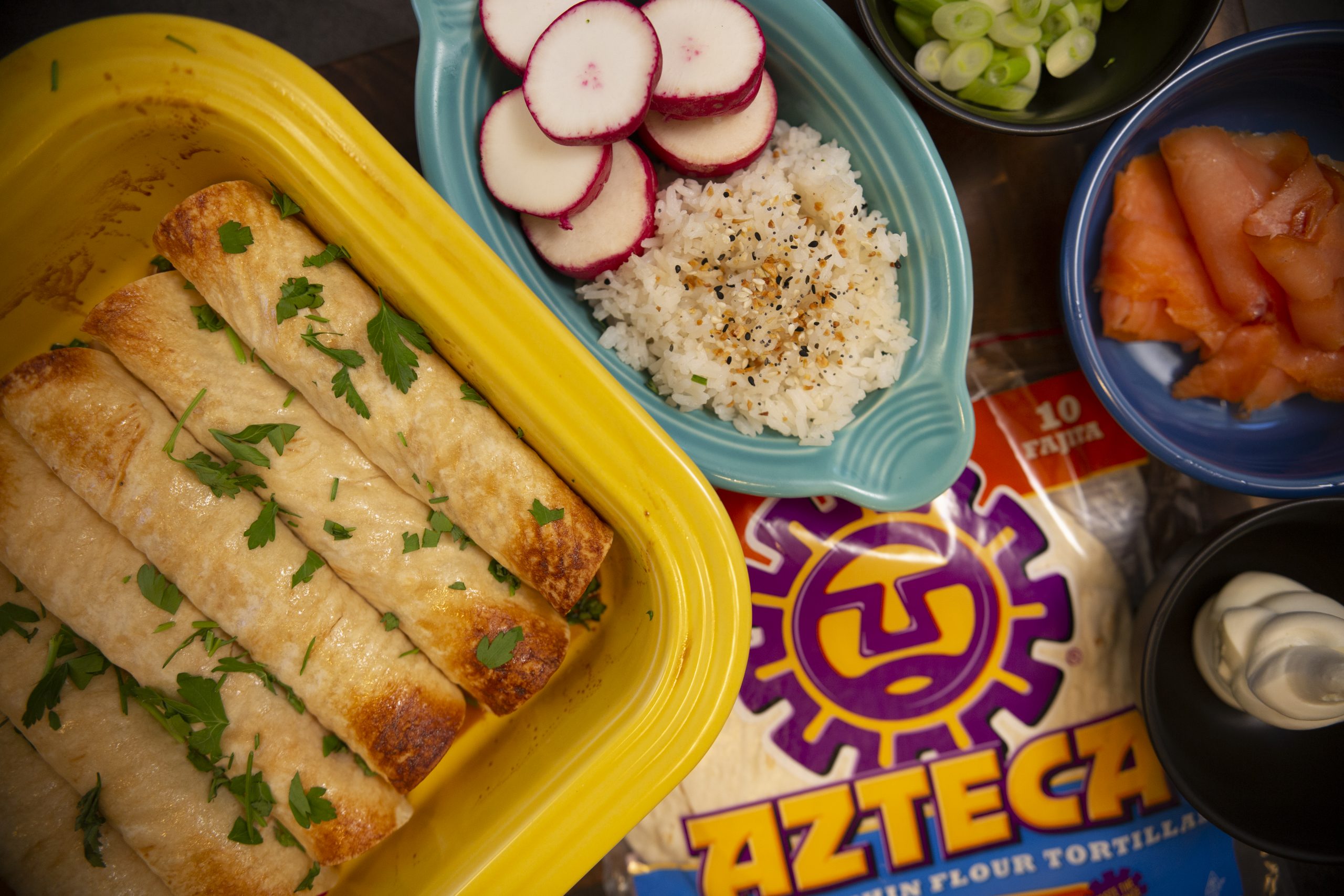 Azteca Salmon Taquitos Azteca Foods