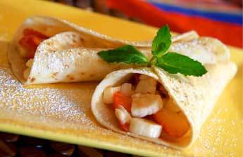 Fruity French Toast Tortilla Wraps