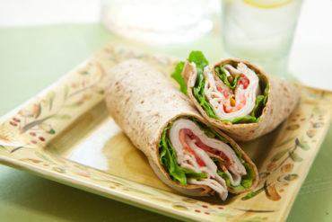 Turkey-Walnut Salad Wraps