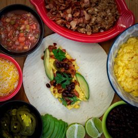 15-minute Ultimate Family Breakfast Burrito Buffet