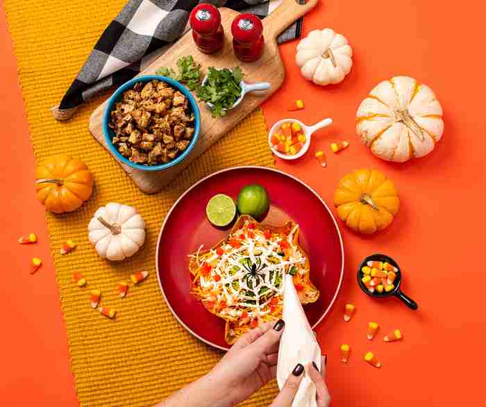 7-Layer Spider web toca dip