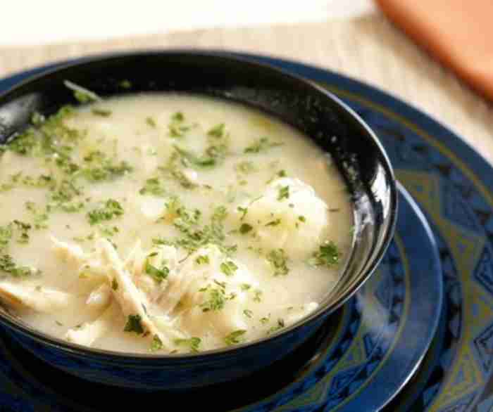 Chicken & tortilla dumplings