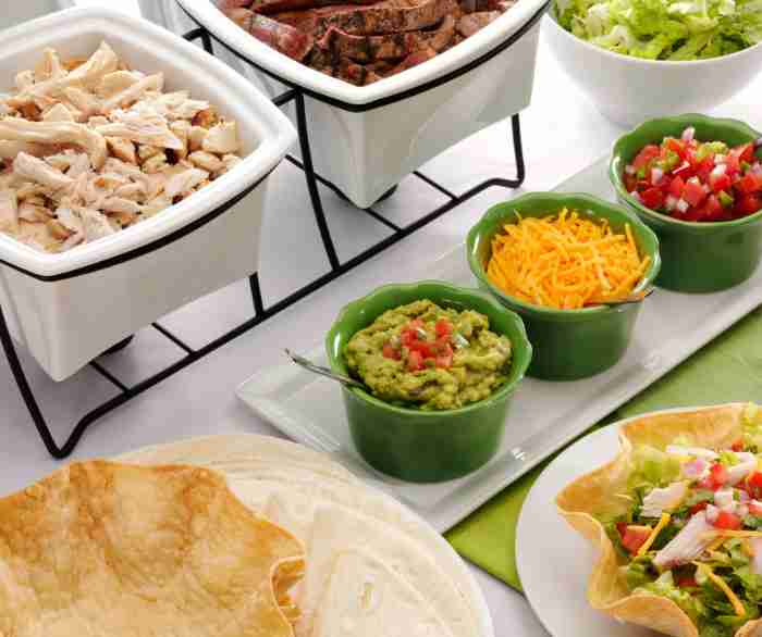 Diy fajita bar