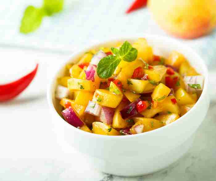 Just peachy salsa