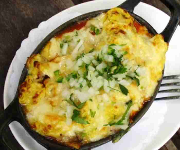 Mexican egg bake