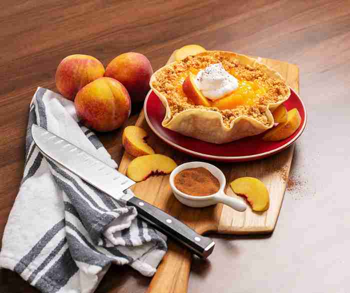 Peach cobbler