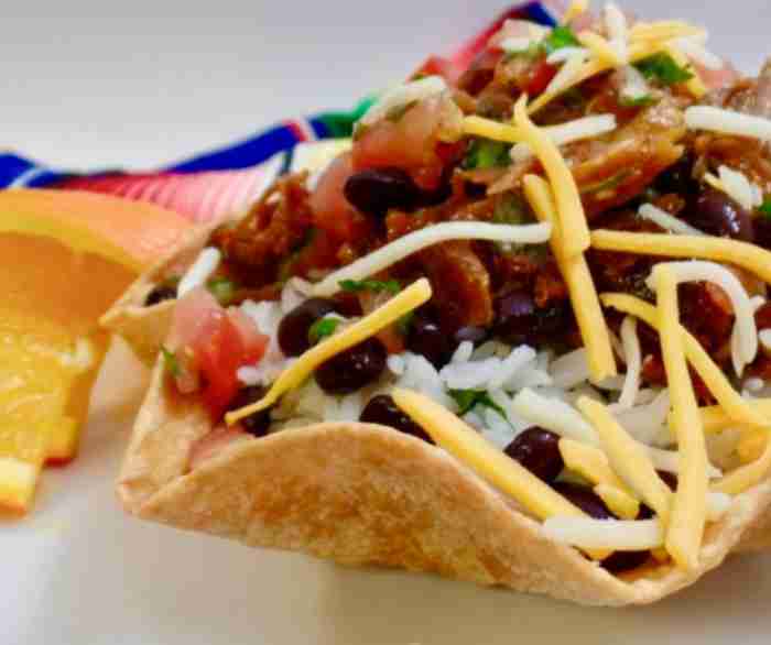 tex-mex carnitas bowls